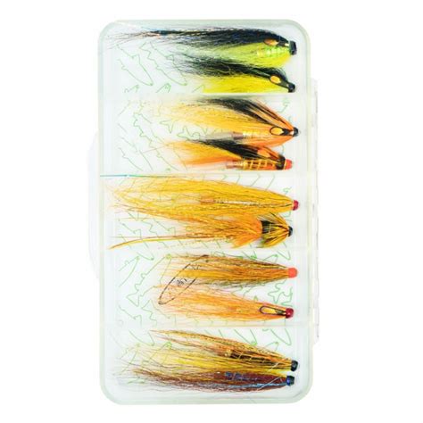 Caledonia Flies Copper Salmon Tube Selection Fishing Fly Assortment