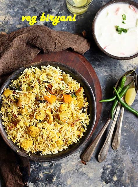 Veg Biryani Recipe Hyderabadi Style How To Make Veg Dum Biryani Recipe