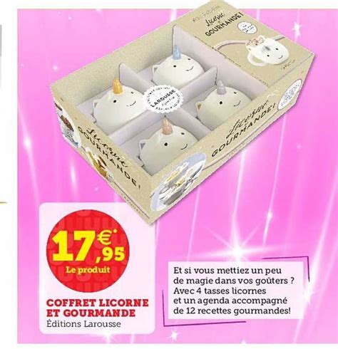 Promo Coffret Licorne Et Gourmande Chez Hyper U ICatalogue Fr