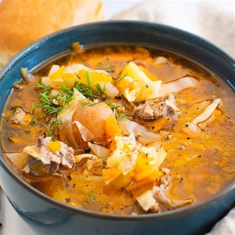 Russian Cabbage Soup (Shchi) - iFoodReal.com