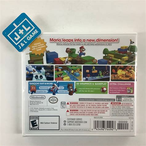 Super Mario 3d Land Nintendo Selects Nintendo 3ds Jandl Video Games New York City