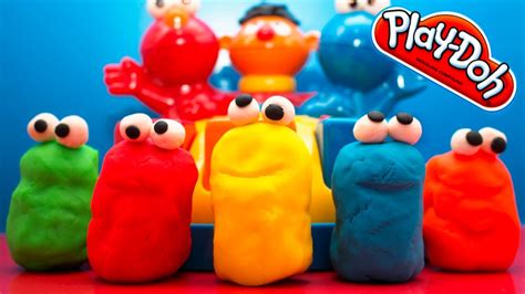 5 Play Doh Surprise Playdough Cookie Monster Elmo Ernie Sesame Street Playset Cars Kinder Eggs