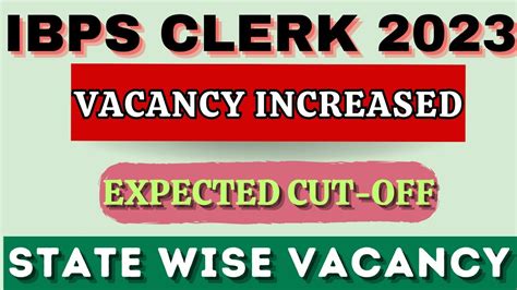 Ibps Clerk Vacancy Increased Rti Reply Expected Final Vacancy