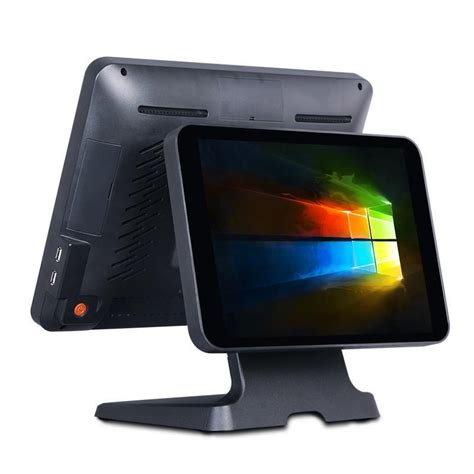 All In One Dual Screen Windows POS System POS Machine 15 Inch Touch