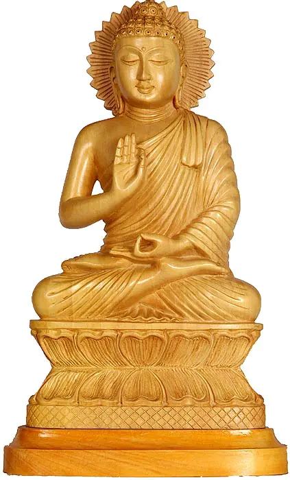 Blessing Mathura Buddha Exotic India Art