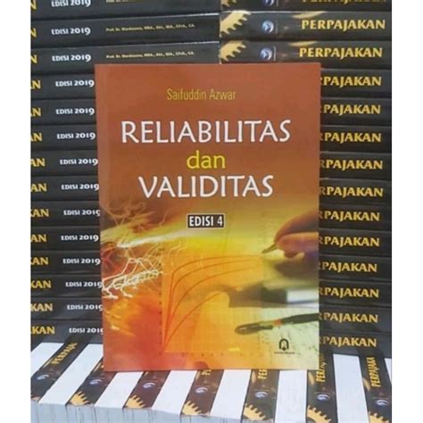 Jual Buku Reliabilitas Dan Validitas By Saifuddin Azwar Shopee Indonesia