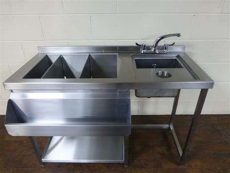 Prep Cocktail Bar Station Stainless Steel Bar Sink And Fully Insulated