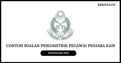 30 Contoh Soalan Psikometrik Pegawai Sains C41 Dengan Jawapan