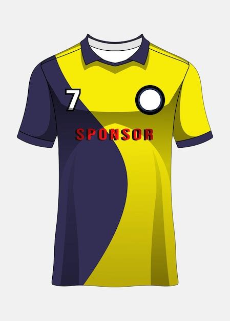 Plantilla De Camiseta Deportiva Para Uniformes De Equipo Camiseta De