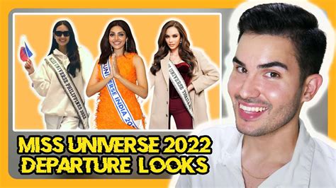 Miss Universe 2022 Departure Looks - The candidates prepare to land in ...