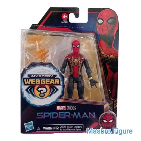 Jual Marvel Spider Man Mystery Web Gear Iron Spider Integrated Suit