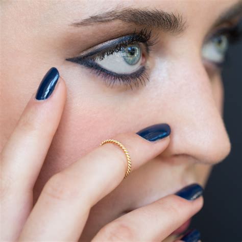 Gel Eye Glider Blue Eyeliner Winged Liner Navy Blue Eyeliner