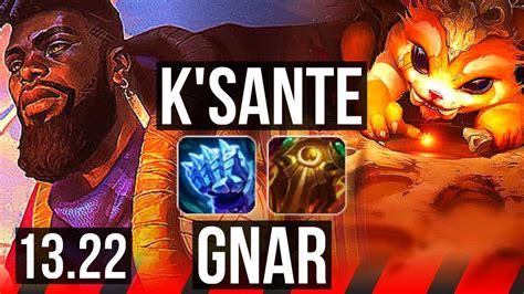 Ksante Vs Gnar Top 8 0 3 Legendary 500 Games Kr Diamond 13