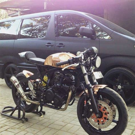 Yamaha Byson Custom Caferacer Sepeda Motor Modifikasi Sepeda Sepeda