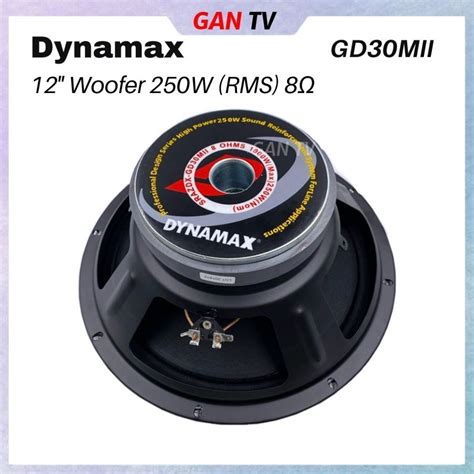 Pc Original Dynamax Gd Mii W Woofer Karaoke Speaker Unit