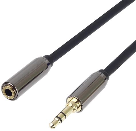 PremiumCord 3 5 Mm Stereo Jack Extension Cable Plug To 3 5 Mm Stereo