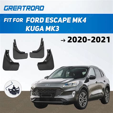 4pcs Car Mudflaps For Ford Escape Mk4 Kuga Mk3 2020 2021 Mud Flaps