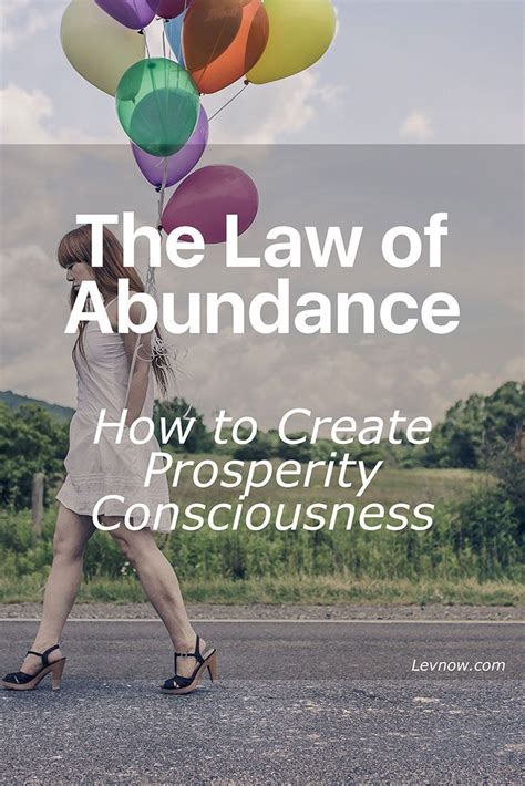 Prosperity Consciousness Using The Law Of Abundance Law Of Attraction