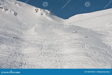 Ski Resort of Solden. Austria Stock Photo - Image of bright, frozen ...