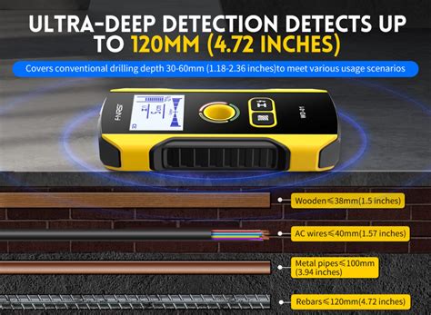 FNIRSI WD 01 Metal Detector Wall Scanner For AC Live Cable Wires Metal