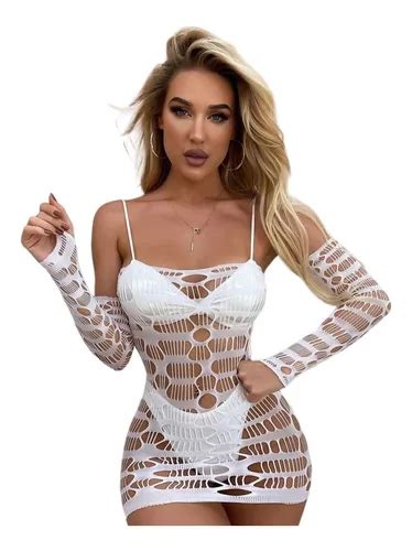 Vestido Arrast O Sensual Lingerie Carnaval Adulto Fantasia