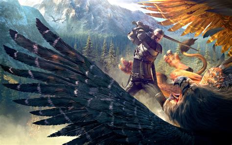 Wallpaper Video Games Fantasy Art The Witcher Dragon The Witcher