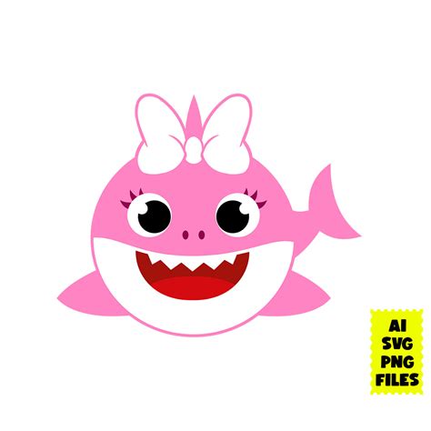 Baby Shark Pink Svg, Baby Shark Svg, Shark Svg, Shark Funny - Inspire Uplift