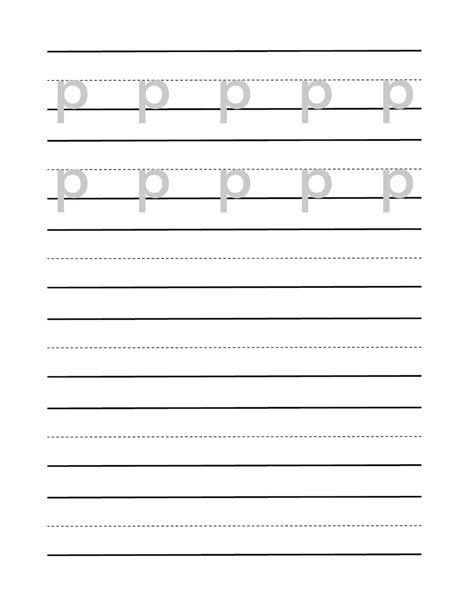 Letter Tracing Worksheet Kindergarten Worksheet Lowercase Etsy