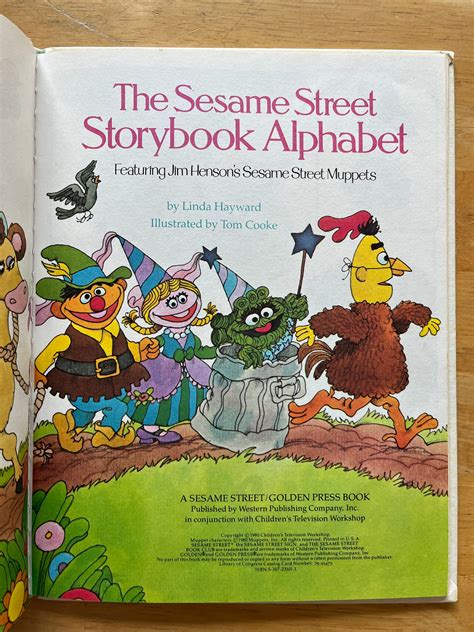 The Sesame Street Storybook Alphabet Hardcover Etsy