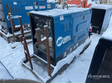 miller big blue  pro skid mounted engine driven welder ritchie