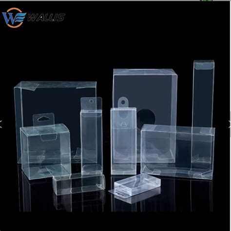 Gift Packaging Folding Box Clear Pet PVC PP Transparent Plastic Box