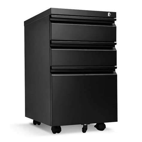 Locking File Cabinet Rolling Metal Filing Cabinet 3 Drawer Fully