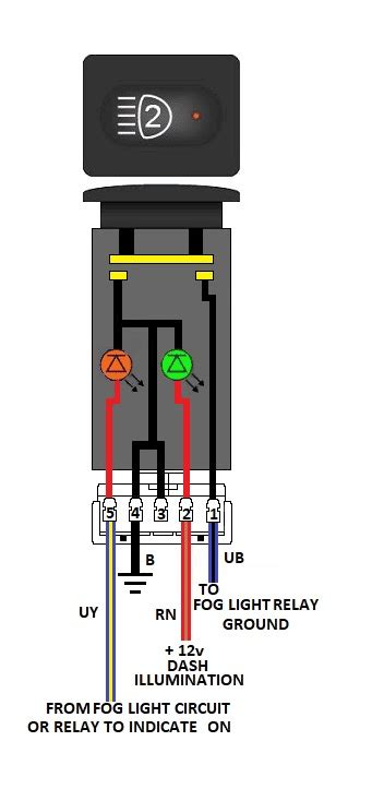 Discovery 2 Rear Fog Light Switch Internal Wiring Info Landyzone Land Rover Forum