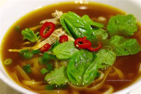 Vietnamese Chicken Pho Soup (Phở Gà) | My Weekend Kitchen