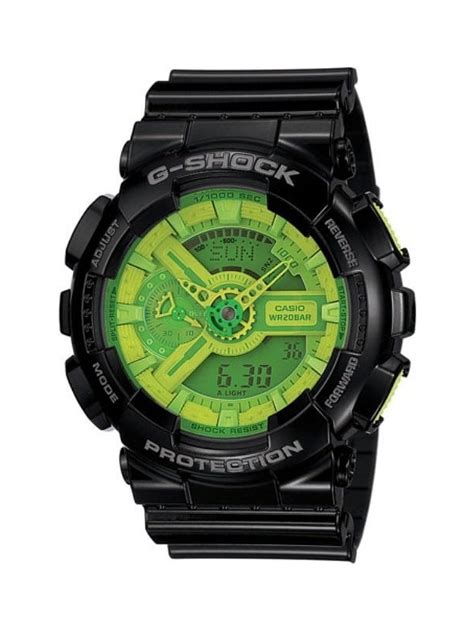 G Shock Ga110b 1a3 Black Green Watch