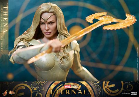 Hot Toys MMS 永恆族聖娜Thena 比例收藏級人偶 閃耀著金黃光輝的女戰神降臨