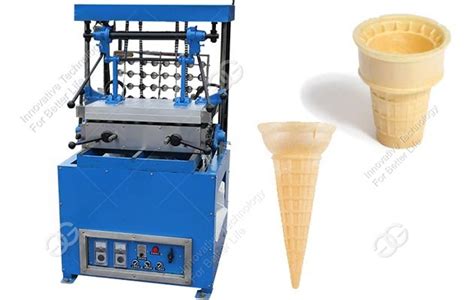 Semi Automatic Ice Cream Cone Maker Machine With 32 Mould