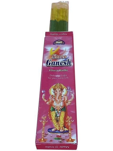 Bharat Darshan Charcoal And Bamboo Shree Ganesh Incense Stick For