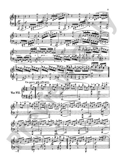 Beethoven Diabelli Variations Piano Ludwig Van Beethoven Digital Sheet Music Download