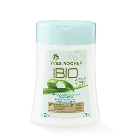 Avis Gel Douche fraîcheur à l Aloe Vera Bio Culture Bio Yves Rocher