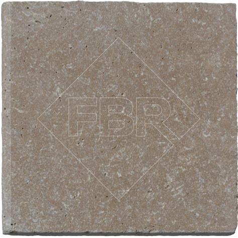 1212 Mocha Noce Tumbled Travertine Coping 3cm FBR Mermer