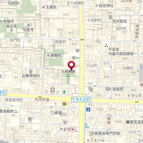 京都府京都市上京区下立売通千本東入上る小山町 の地図 Mapfan