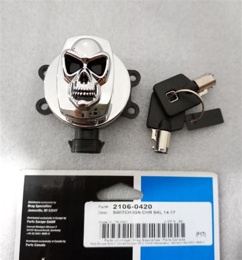 Jack 13 Motor SKULL IGNITION SWITCH KUNCI KONTAK HARLEY FOR HARLEY