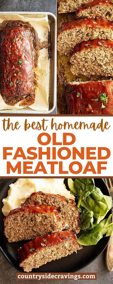 Homemade Old Fashioned Meatloaf