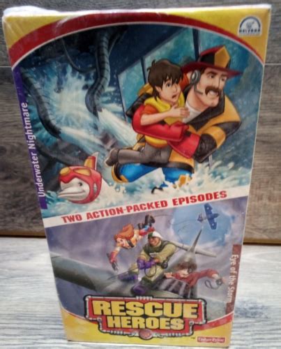 Fisher Price Rescue Heroes Vhs Underwater Nightmare Eye Of The