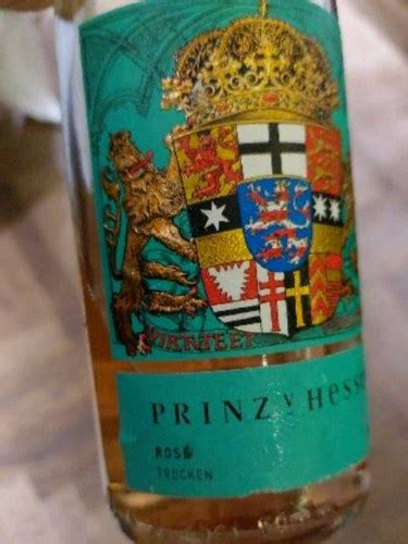 Prinz Von Hessen Ros Trocken Vivino Us