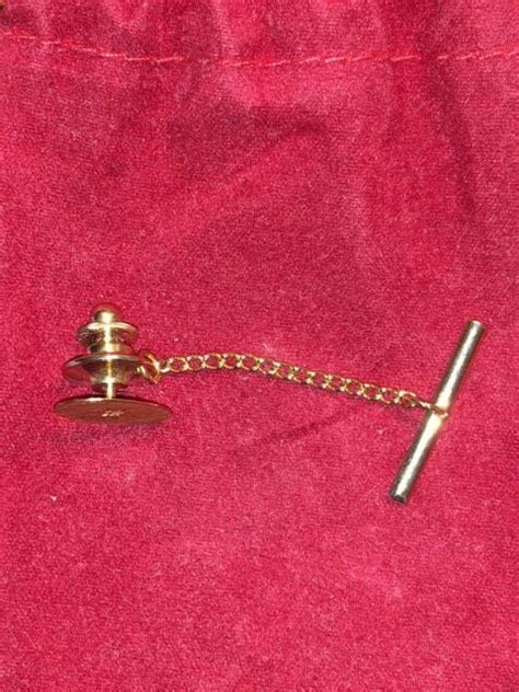 Antique 14k Gold Mens Tie Pin With Diamond Ebay