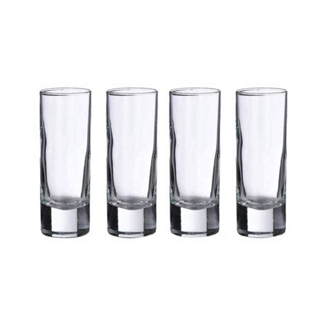 Set Of 4 Tall Shot Glasses The Hungry Pinner