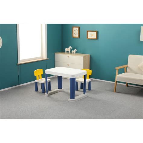 Time2Play Kids Table and Chairs Set - Blue | GreenLeaf Home