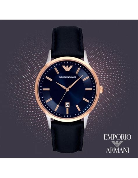 Montre Emporio Armani Homme Ar2506 Couleur Bleu